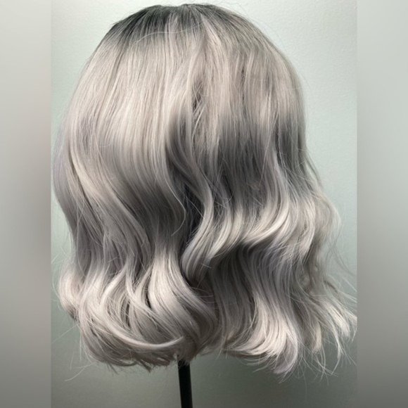 Grey Wig Gray Wig Lace Front Wig - Picture 2 of 3